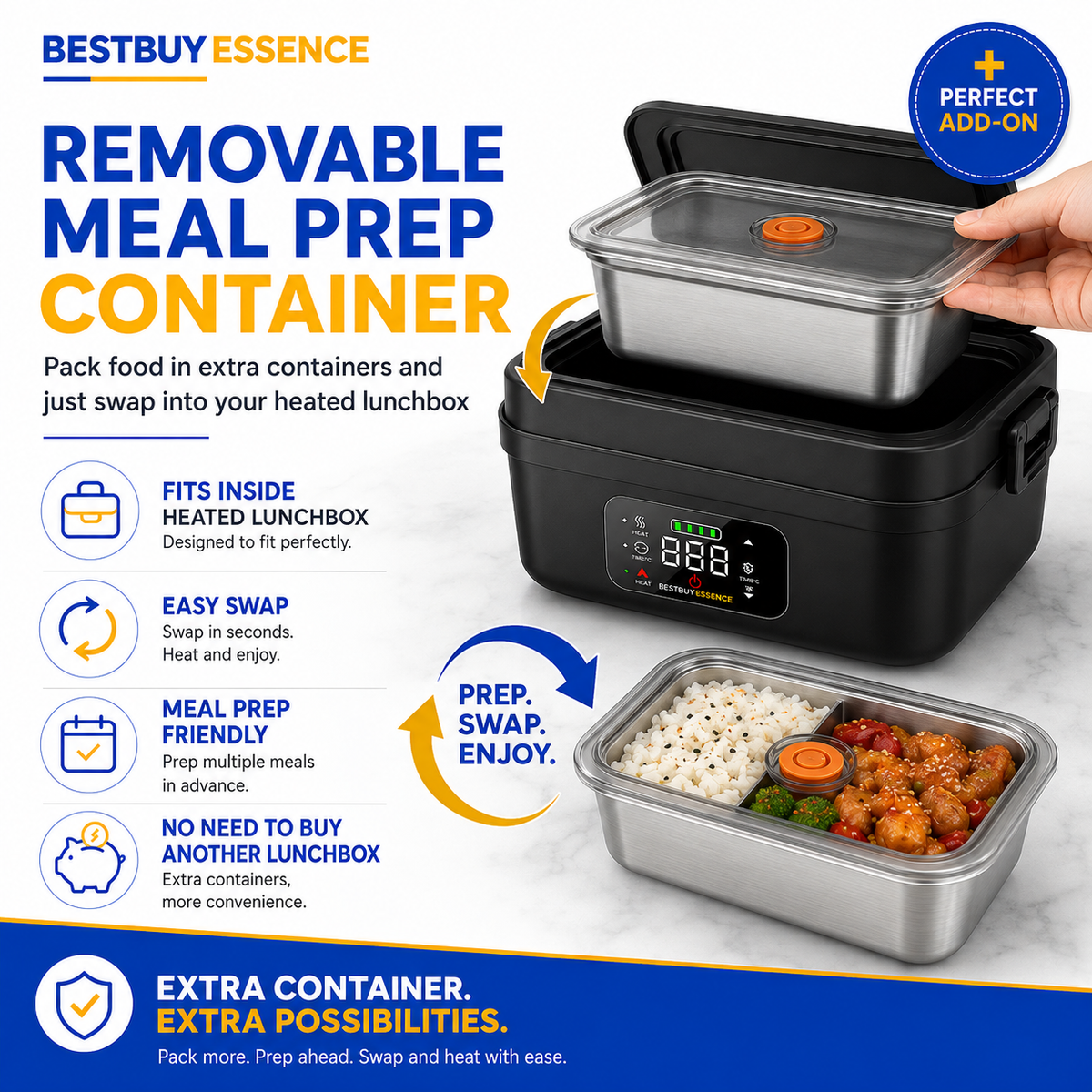 Bestbuy Essence Meal Prep Package™ - (Extra Containers + Lunchbox)
