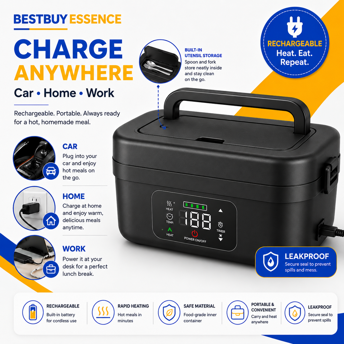 Bestbuy Essence Lunchbox - Portable and Convinient