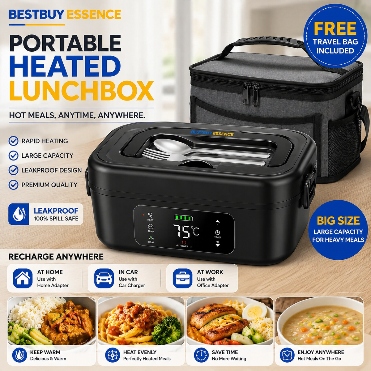 Bestbuy Essence Lunchbox - Portable and Convinient